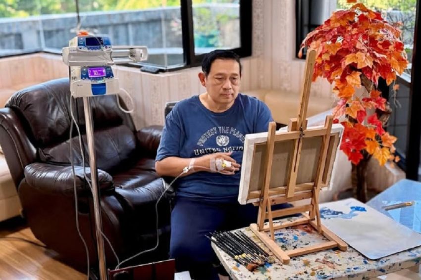 SBY Dirawat di RSPAD, Rindu Kuas dan Kanvas? 1 SBY Dirawat di RSPAD, Rindu Kuas dan Kanvas?