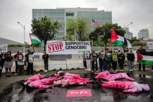 Gaza Membara: Buruh & Ojol Geruduk Kedubes AS!