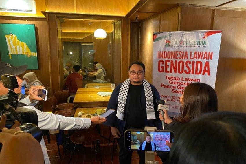 Indonesia Geruduk Patung Kuda: Desak Pasukan Perdamaian ke Palestina!