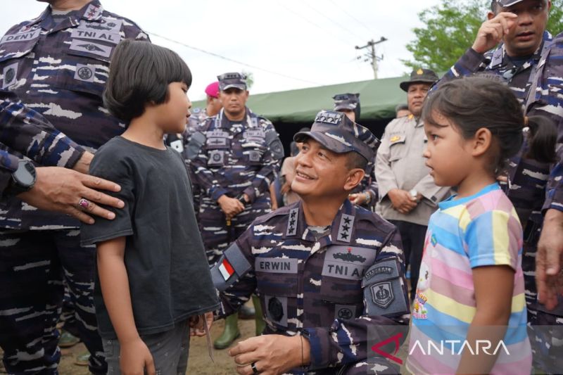 Jenderal Bintang Tiga Turun Langsung! Pesan Kemanusiaan KSAL untuk Prajurit di Aceh