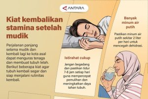 Mudik Usai? Ini Cara Jitu Pulihkan Stamina!