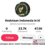 Waspada! Akun TikTok Bodong Catut Nama KBRI Kuala Lumpur