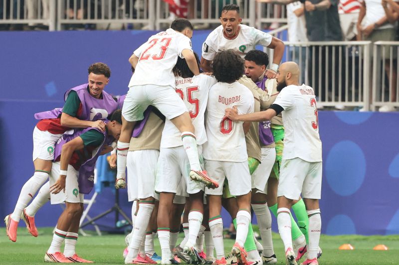 Maroko Menggila Babak Kedua Hancurkan Kanada