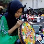 Madiun Bikin Geger Lomba Lukis Bambu Paling Keren