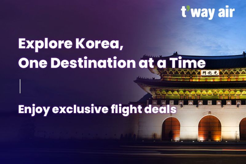 Promo Gila T'way Air Terbang ke Korea Sekarang