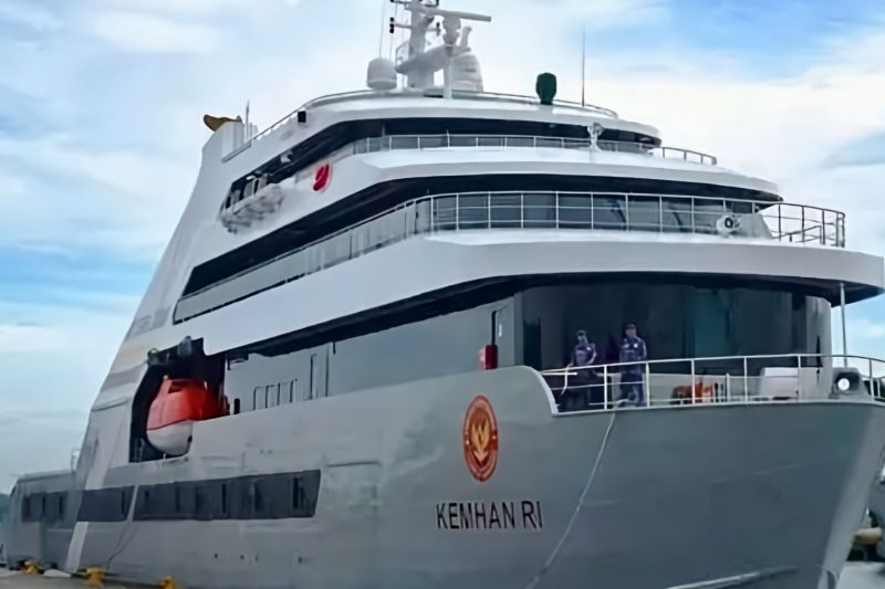Terkuak Fungsi Asli Kapal Berlogo Kemenhan