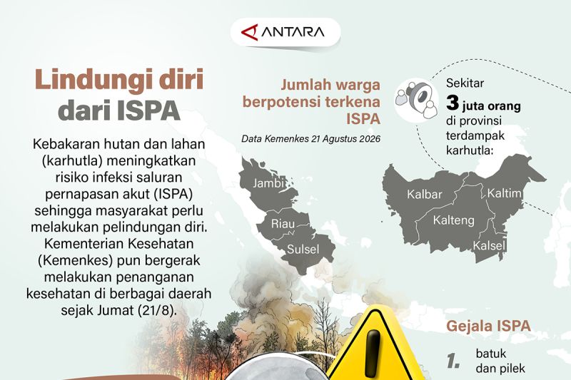 Asap Karhutla Mengintai Lindungi Paru Paru Anda