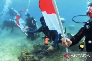 politica news 18 Pulau Miang Geger Bendera Merah Putih di Kedalaman
