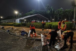 politica news 12 Terungkap Puluhan Ton Sampah Usai Pesta Kemerdekaan Jakarta