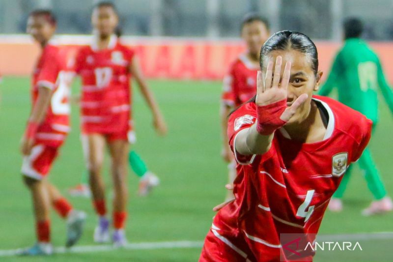 Pesta Gol Garuda Pertiwi Puncaki Srikandi Merdeka