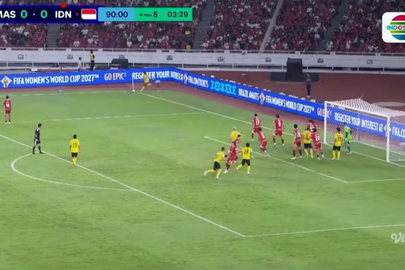 Garuda Pantang Menyerah Lawan Malaysia