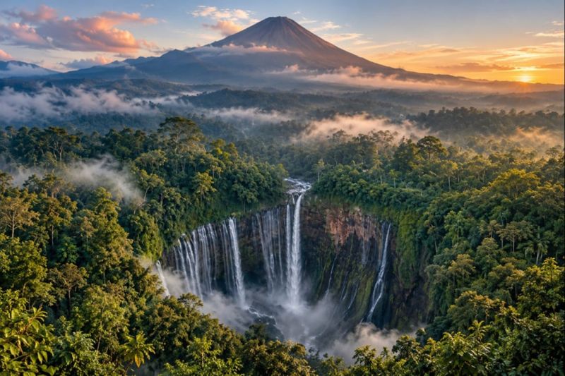Tumpak Sewu Jadi Magnet Wisatawan Dunia